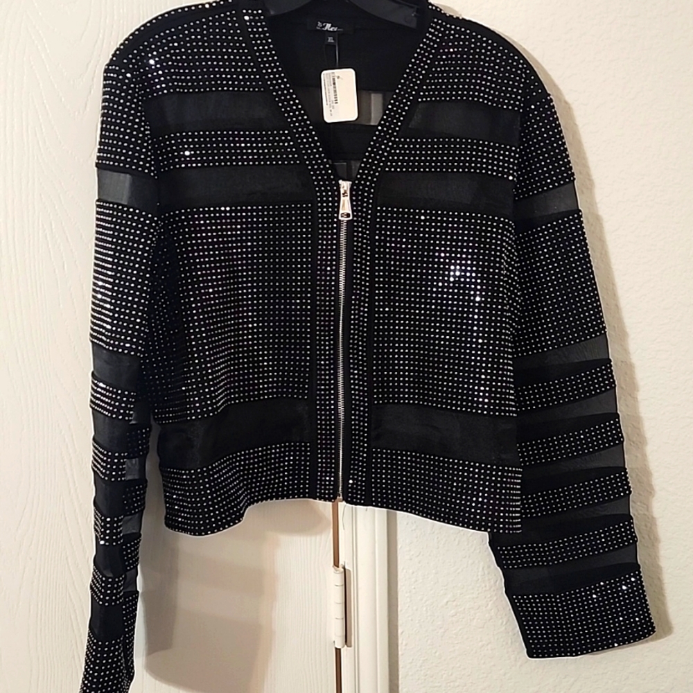 For Her Sheer Bling Jacket